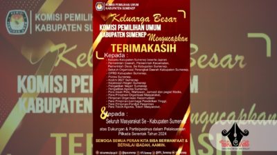 KPU Sumenep Ucapkan Terima Kasih atas Suksesnya Pilkada 2024