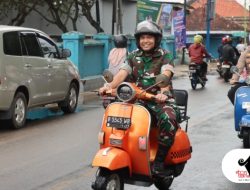 Ngevespa Ala Polisi dan TNI di Sumenep Nyare Malem