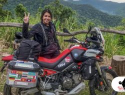 Guru Asal Turki Ini Sukses Solo Riding Keliling Dunia dan Tiba di Indonesia