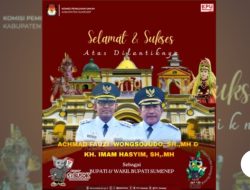 KPU Sumenep Turut Hadir di Pelantikan Bupati dan Wakil Bupati