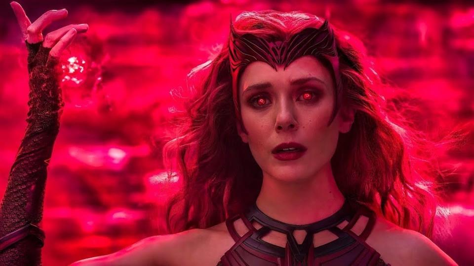 MEMUKAU: Salah satu efek CGI yang dihadirkan dalam sekuel Film Scarlet Witch (doc. redaksi)