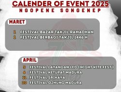 Angkat Tema Ngopene Sumenep, Inilah Deretan Festival Seru di Bulan Maret hingga April 2025