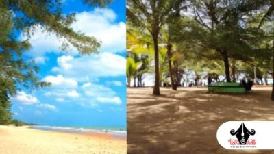 IKONIK: Lombang dan Slopeng, dua pantai ikonik tertua dan saksi sejarah wisata bahari Kabupaten Sumenep. (doc.redaksi)
