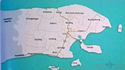 Peta Sumenep, Potensi Wisata dan Peluang Investasi di Kabupaten Sumenep (Istimewa/Doc. Parekas.com)