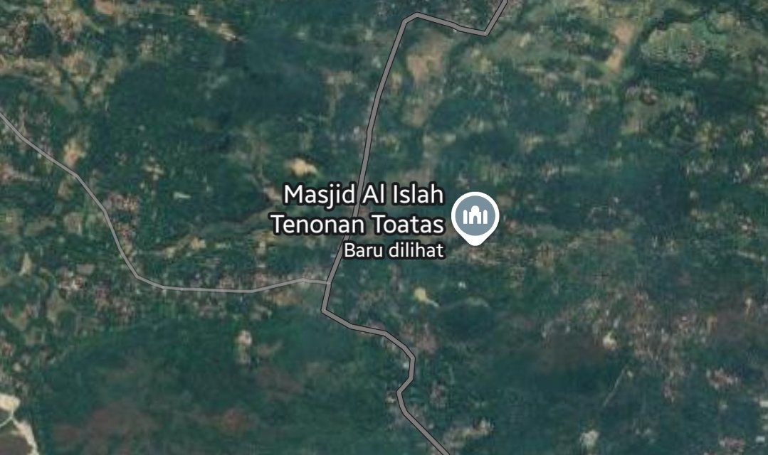 Peta Lokasi Kampung Toatas Desa Tenunan Kecamatan Manding Sumenep, Lokasi Letak Bâto Ghung, Batu Bergema di Sumenep (Doc. Parekas)