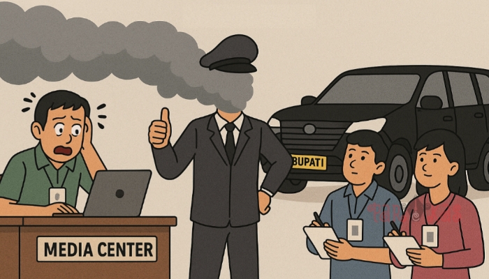 Ilustrasi - Geger Roda Empat Gegar Budaya Media (Gambar: Doc. Parekas.com)