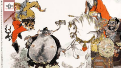 ILUSTRASI: Lukisan tentang perjalanan ke barat tentang kisah Sun Wukong, Zhu Bajie, Wujing dan Biksu Tong Sam Chong. (Chinese literally Journey To The West)