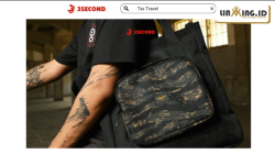 FASHIONABLE: Salah satu poster promosi 3sedond, merek lokal Indonesia di website resminya. (Istimewa)