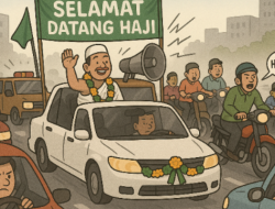 Konvoi, Cara Paling Tolol Menyambut Keluarga dari Tanah Suci Mekkah